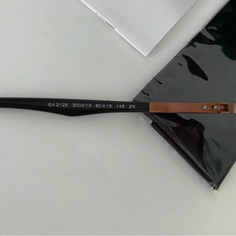 NEW Emporio Armani 60mm Aviator Sunglasses